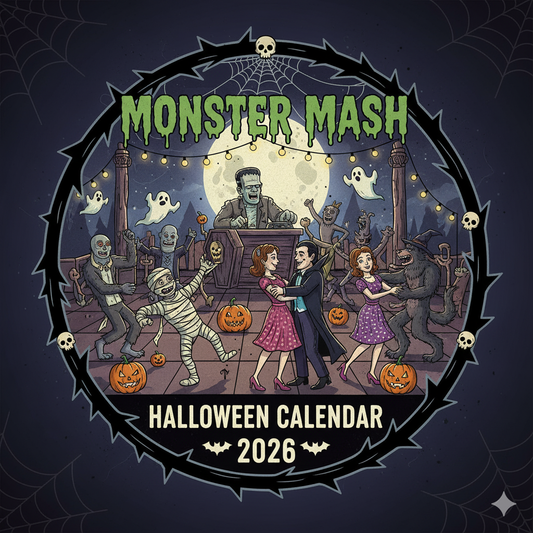 2026 ~ Monster Mash ~ 31-day Halloween calendar.