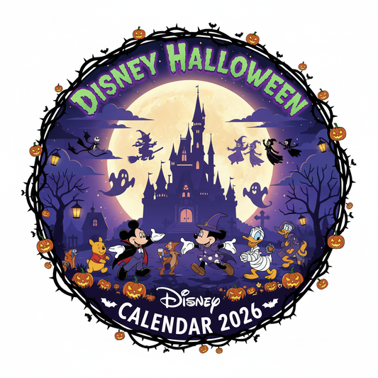 2026 ~ Disney ~ 31-day Halloween calendar.