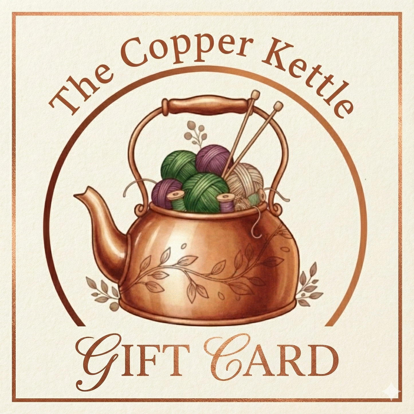 The Copper Kettle: Fibre & Floss Electronic gift card