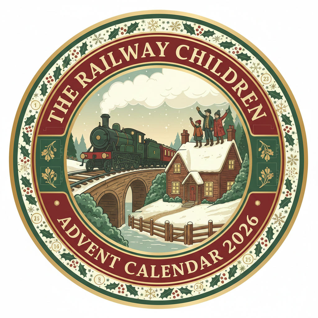 Deluxe ~ 2026 ~ The Railway Children ~ Advent calendar ~ Project bag set.
