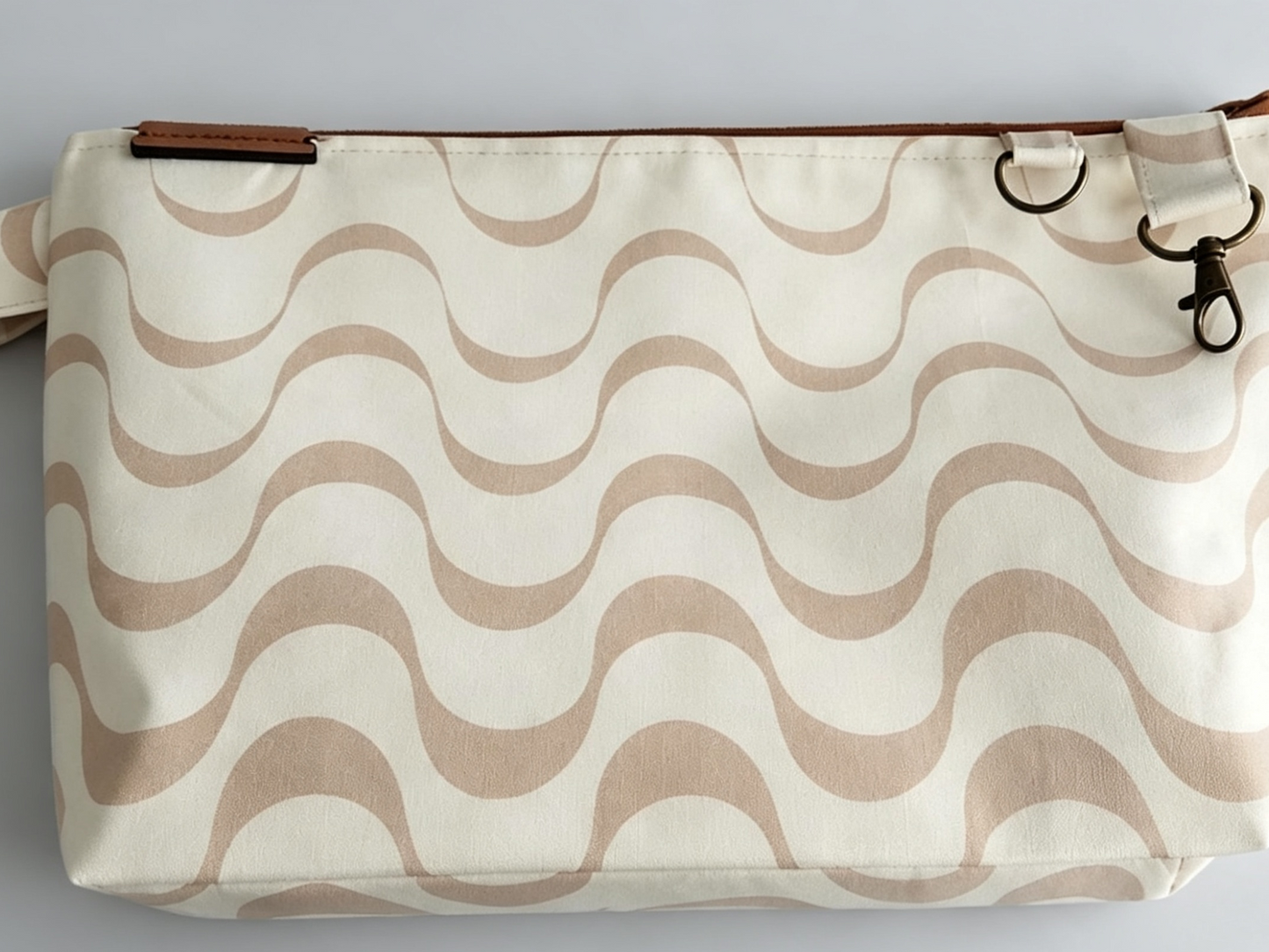~ Zipped ~ Signature cotton canvas Knitting and Crochet project bag