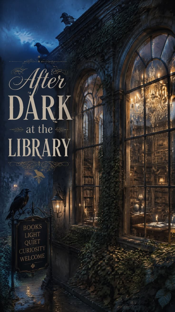 After dark at the library ~ Cosy Comfort ~ Deluxe Yarn Box