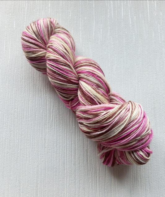Neopolitian handdyed yarn. Self striping Sockset.  image 0