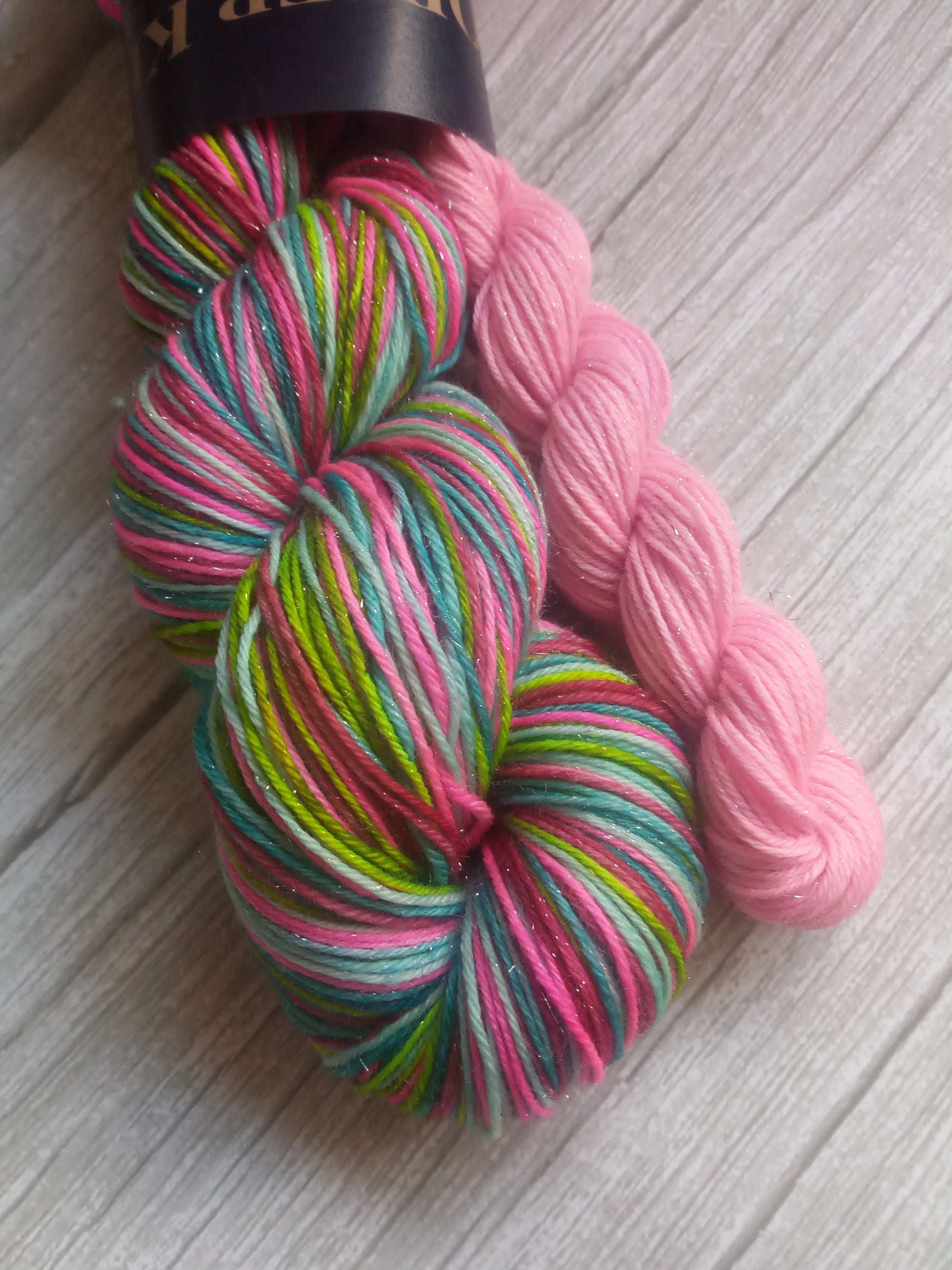 Sugarplum Pickle Pants ~ Self striping ~ Sock set image 1