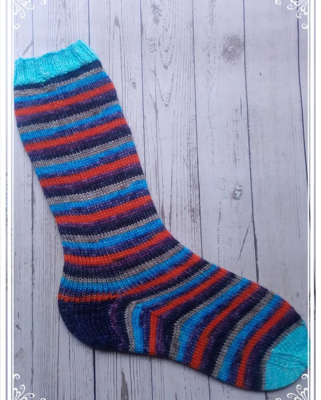 The Seven Sisters ~ Self striping ~ Sock Set. image 1