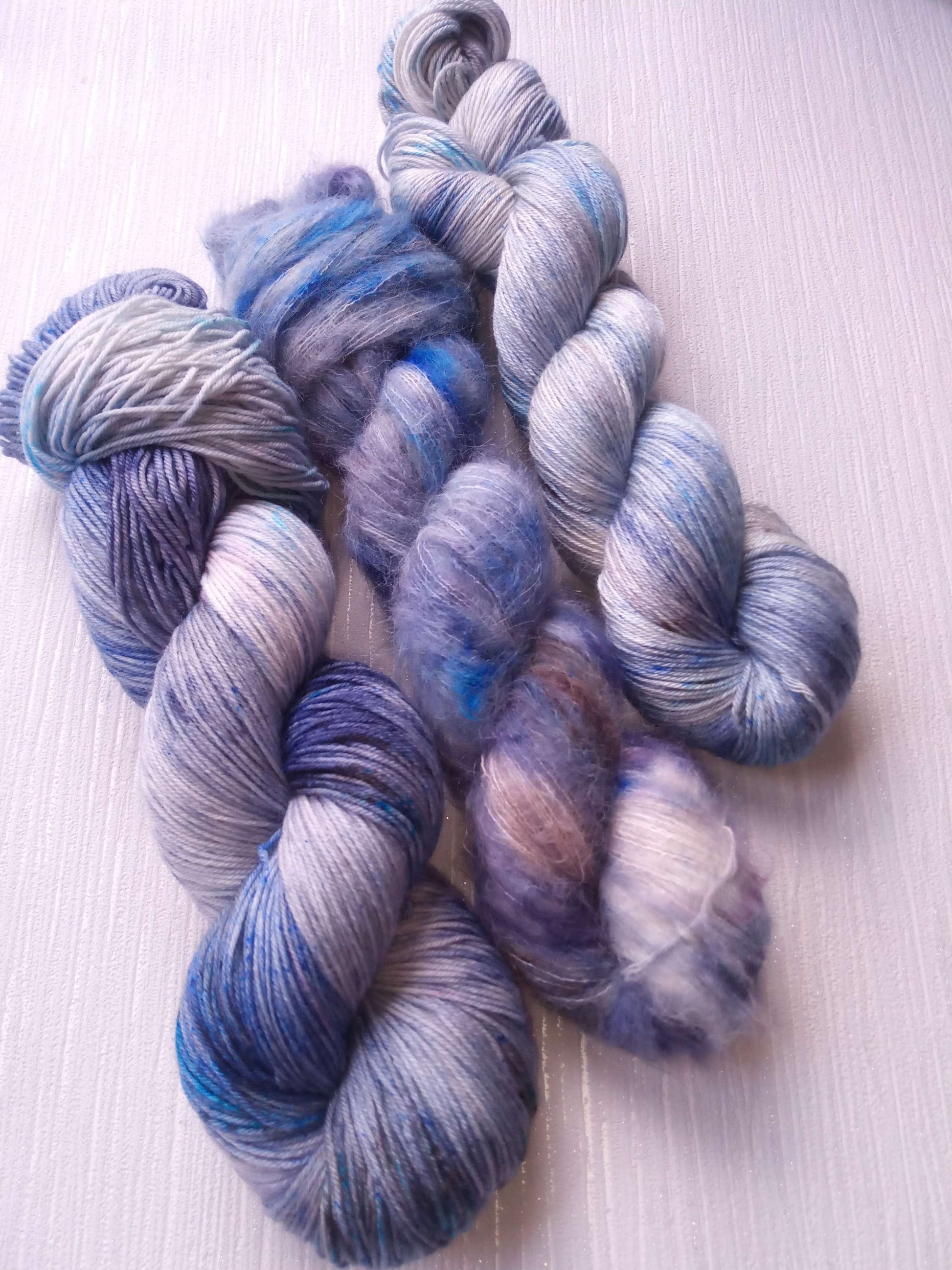 Dyed to order: Enchanted Ocean handdyed yarn. Sock, DK, Yak and Suri alpa image 0