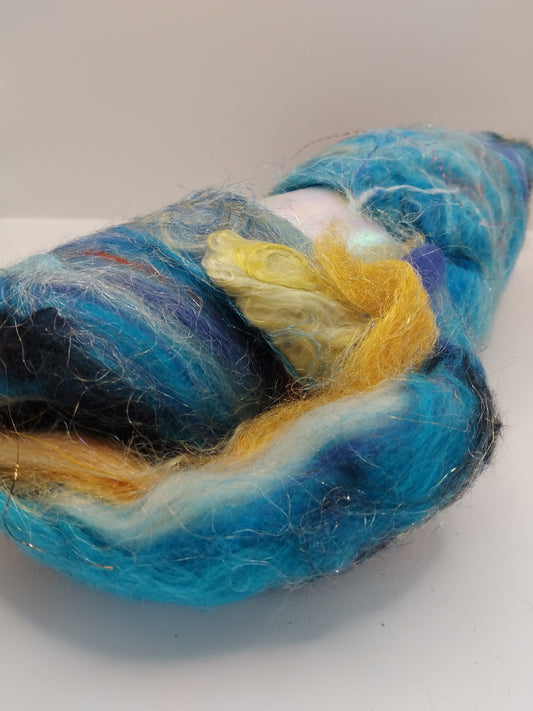 Destash ~ Spinning fibre ~ Batt image 0