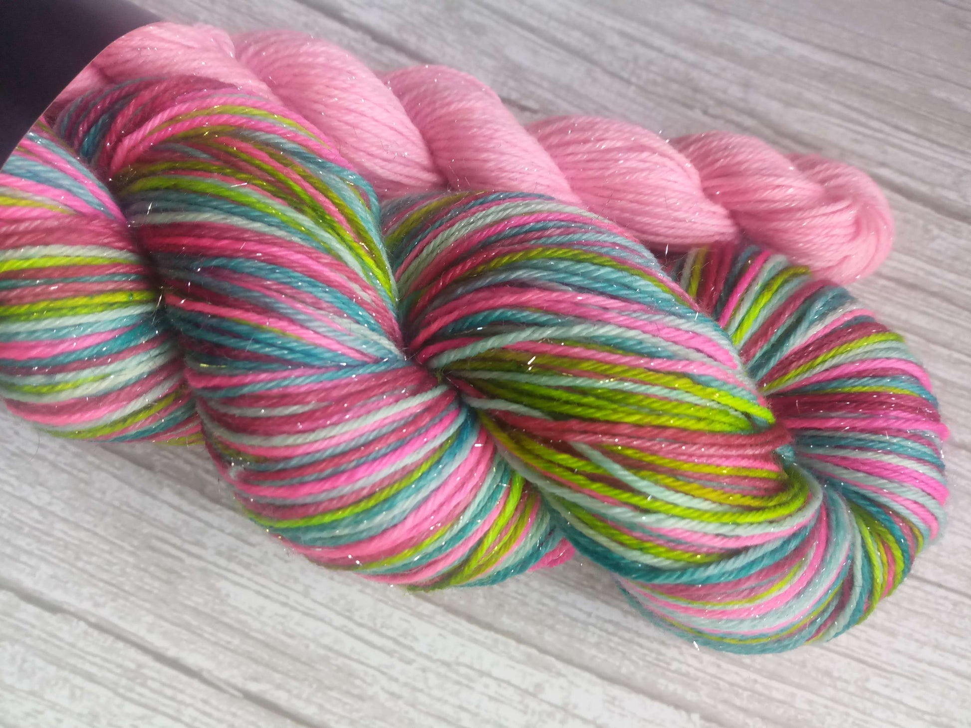 Sugarplum Pickle Pants ~ Self striping ~ Sock set image 2