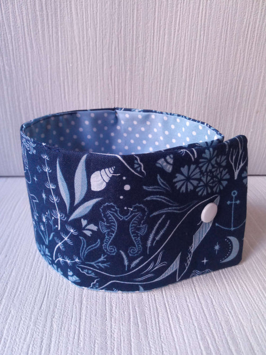 Handmade to order: Enchanted Ocean Yarn wrap. image 0