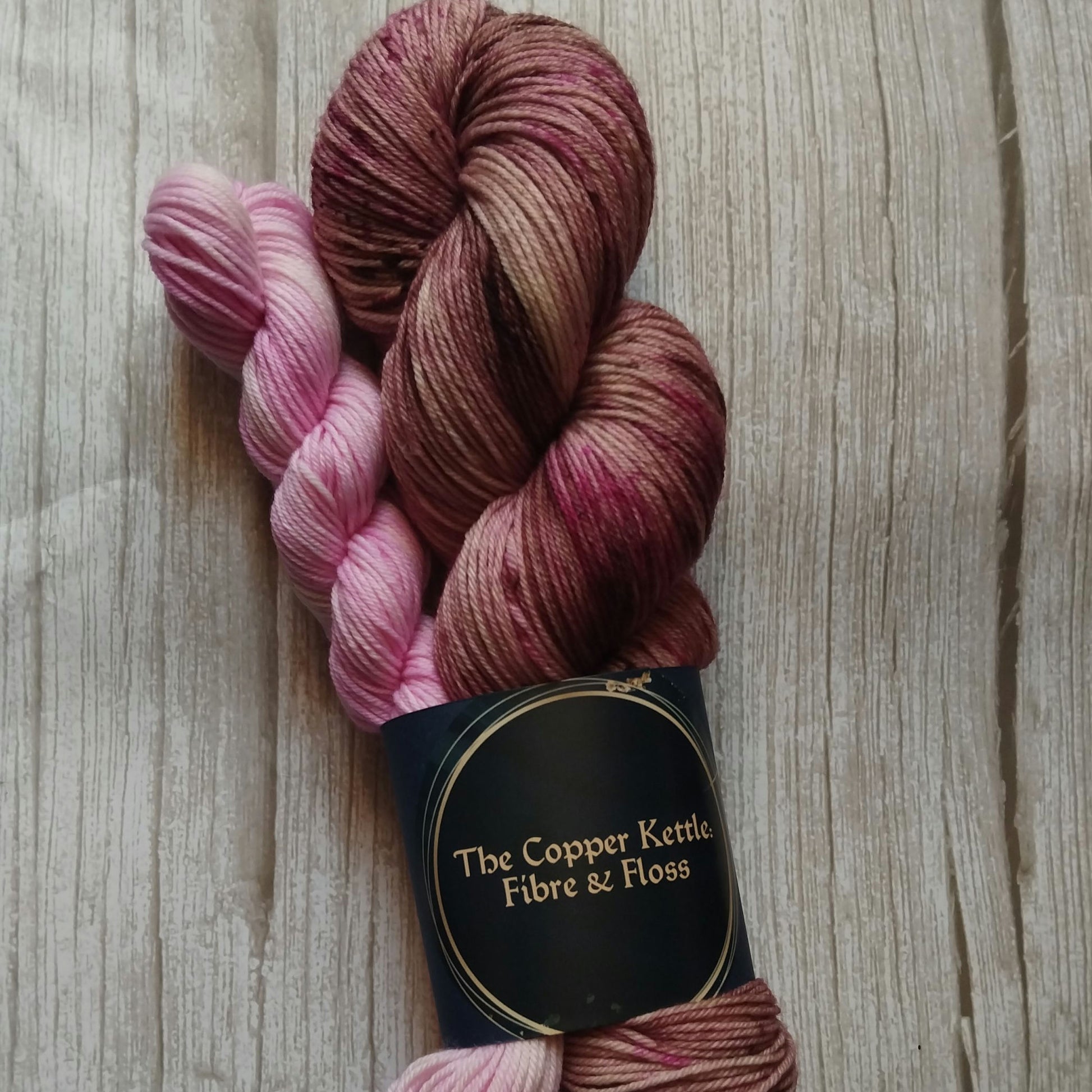 Hot Chocolate ~  Handdyed yarn ~ Sock set.  image 0