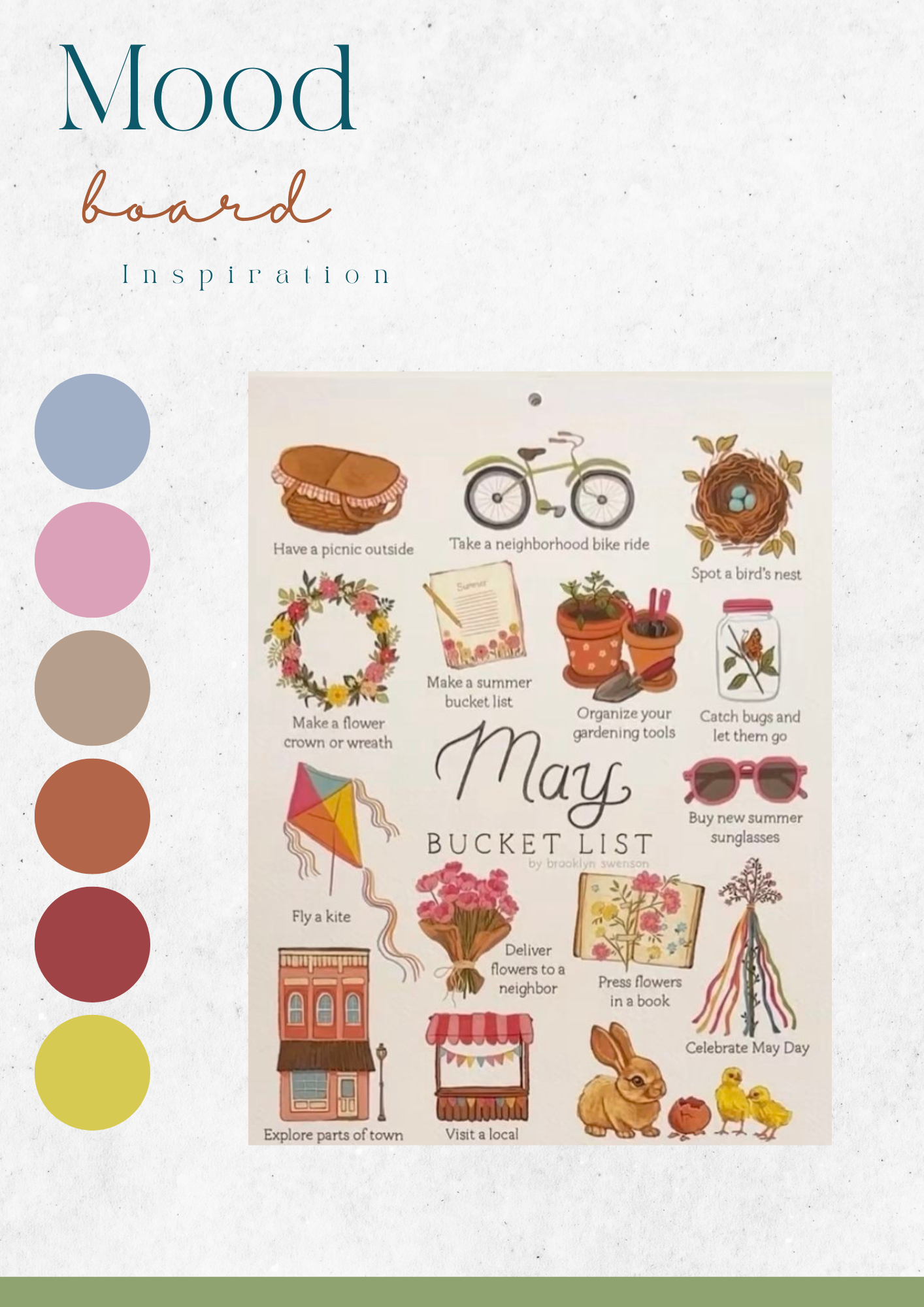 MAY ~ Bucket list ~ Monthly yarn club