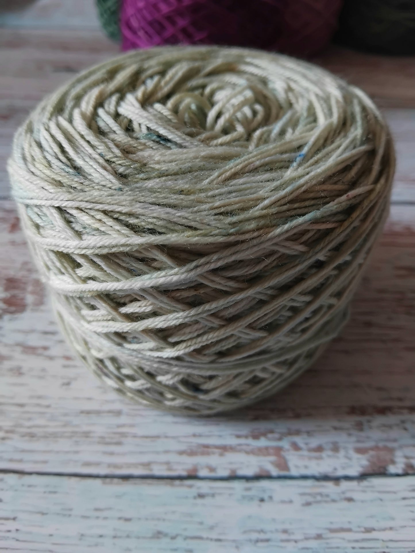 The Rosewood Manuscript ~ Lichen Parchment ~ 100g skein