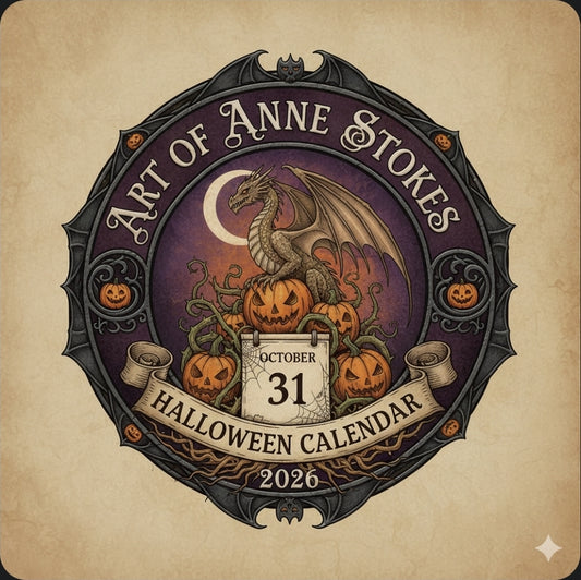 2026 ~ Art of Anne Stokes  ~ 31-day Halloween calendar.