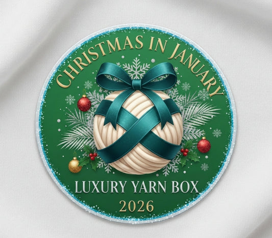 Christmas in July~ Luxury yarn box