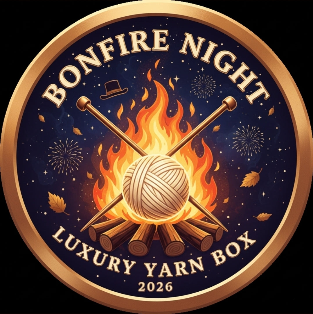 Bonfire night ~ Cosy sock box  ~ Luxury yarn box