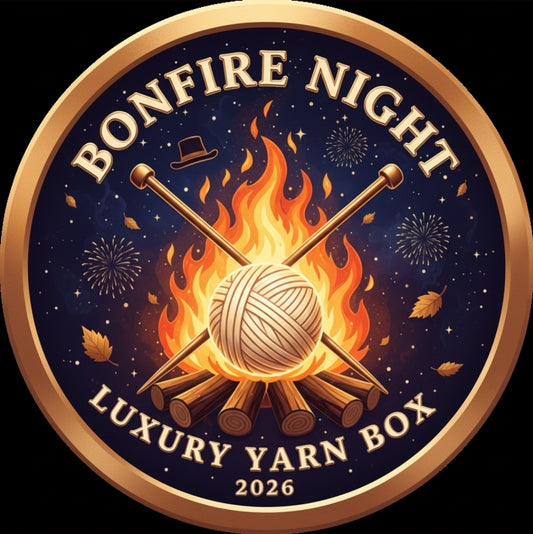 Bonfire night ~ Cosy sock box  ~ Luxury yarn box