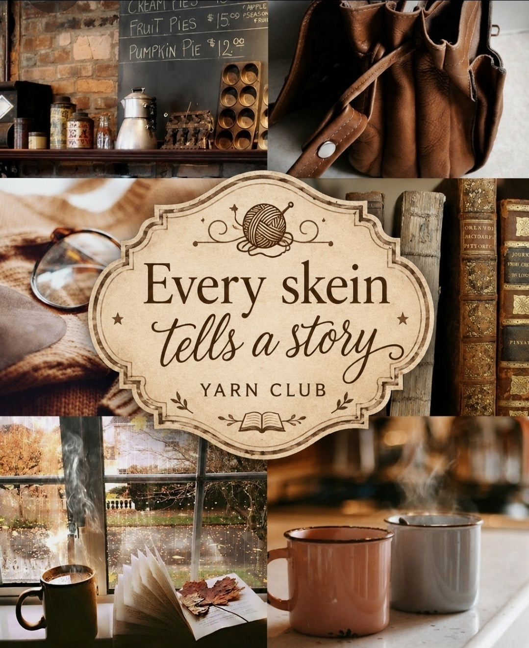 OCTOBER ~ Every skein tells a story ~ One & Done monthly yarn club