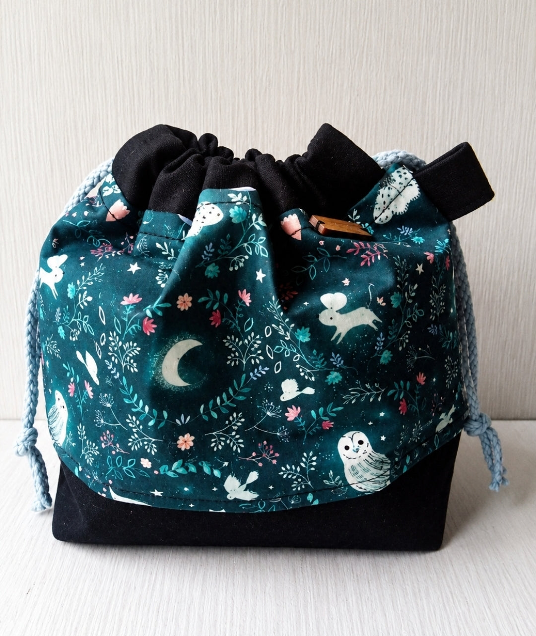 Whimsical Woodland Drawstring bag.