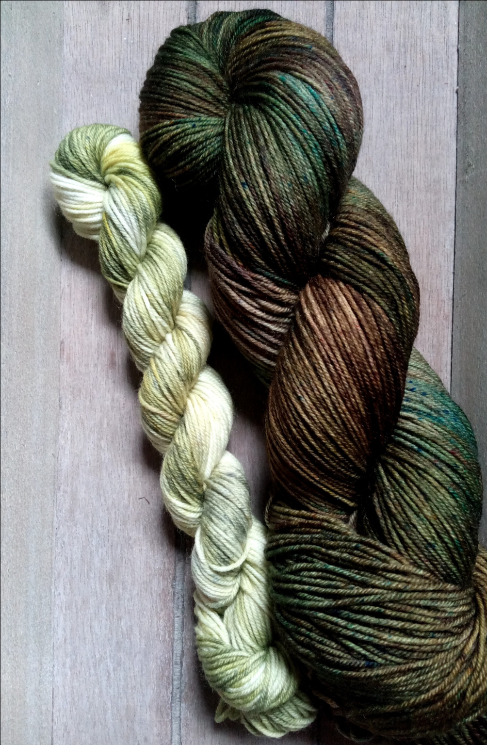 Enchanted Realm handdyed yarn Sockset.  image 0