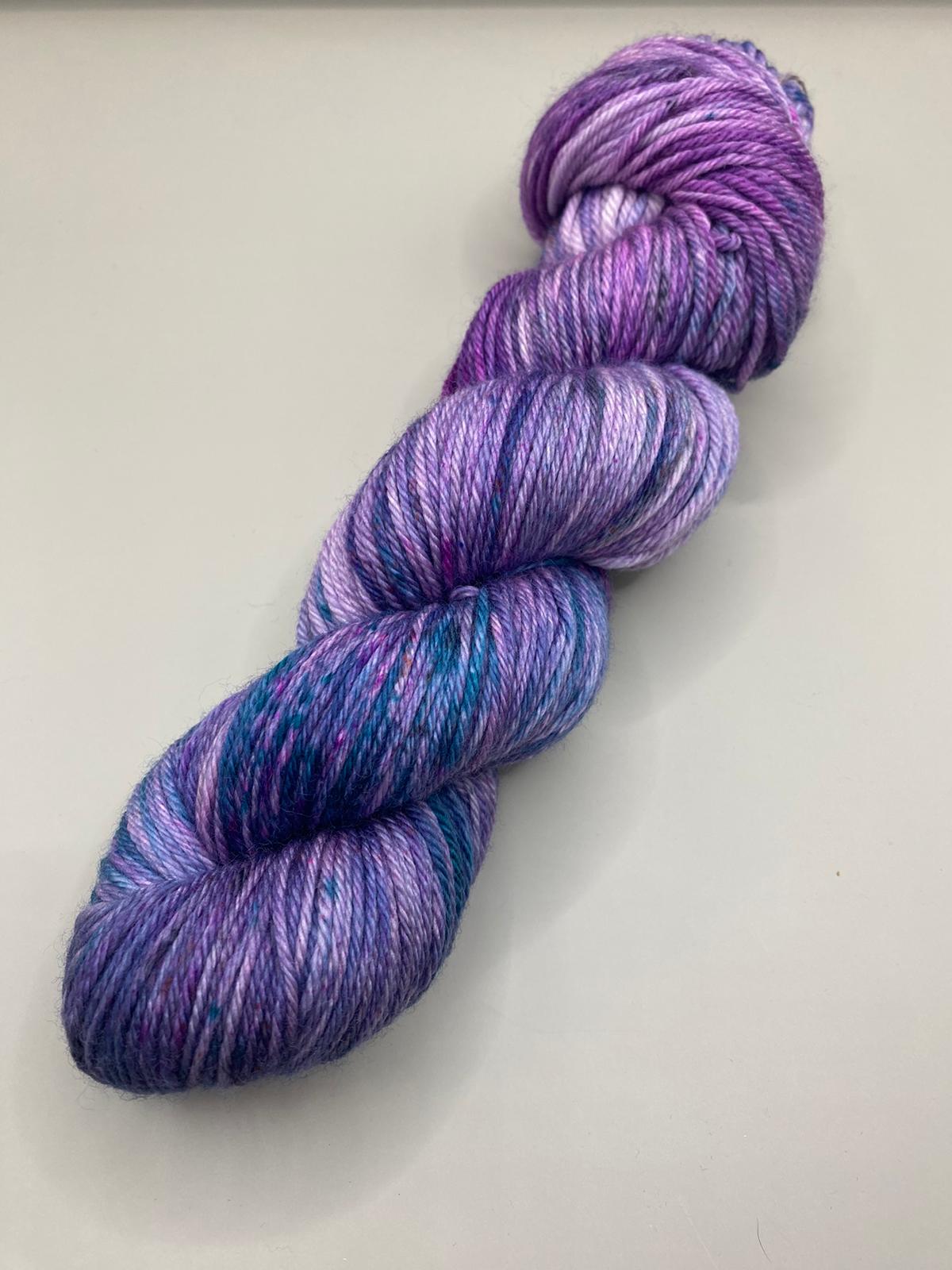 Pre order Floral Bug Hand Dyed yarn. Sock, DK,  image 8