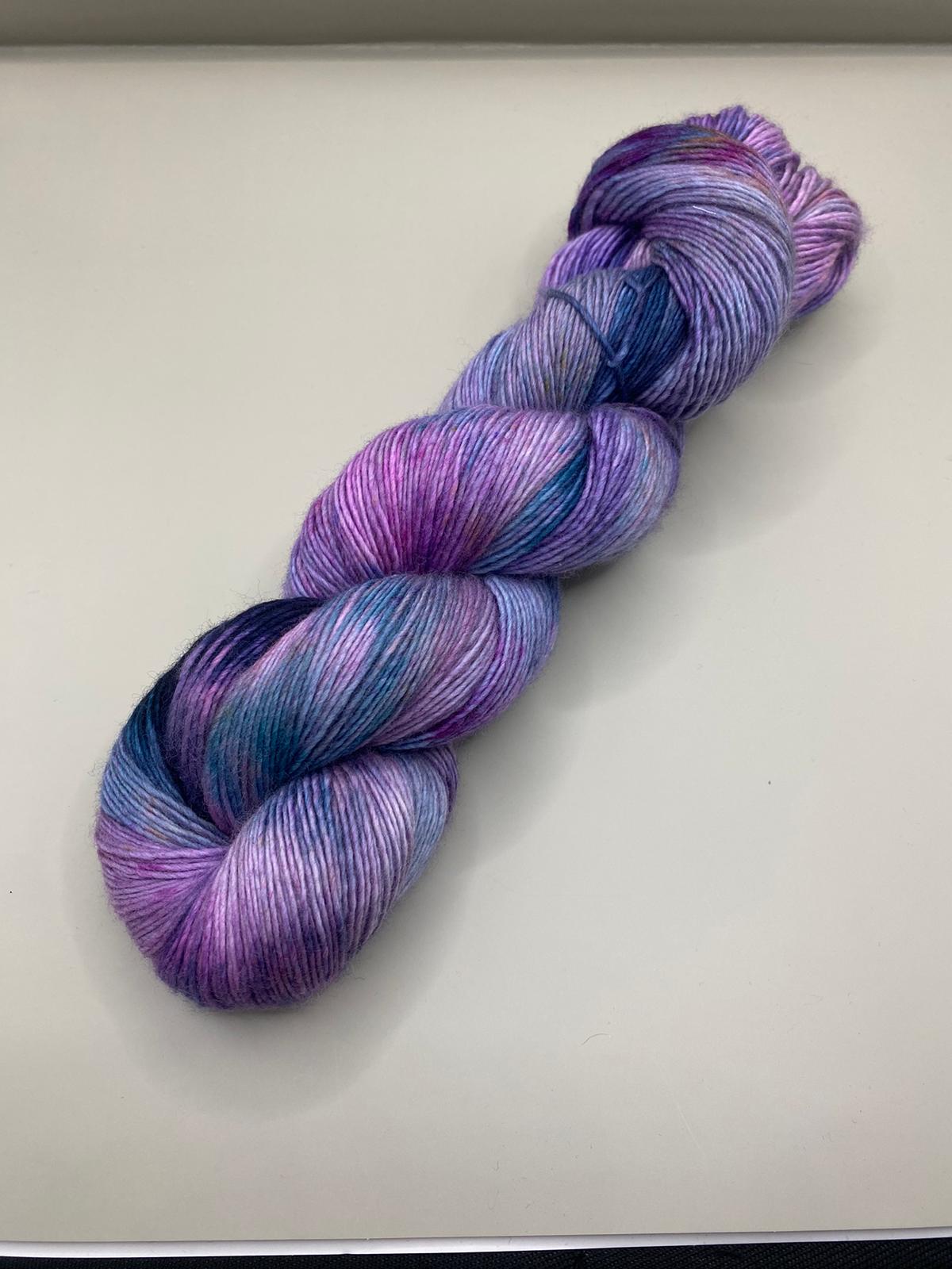 Pre order Floral Bug Hand Dyed yarn. Sock, DK,  image 6