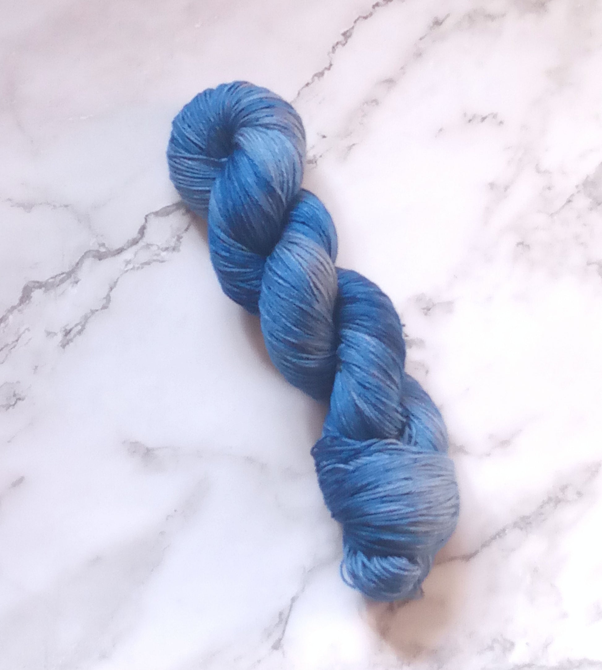 Pre order Even miracles take a little time Hand Dyed yarn. Sock, DK, Yak, Al image 0