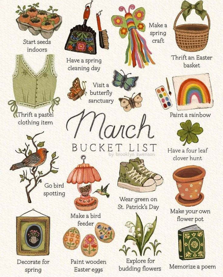 2026 ~ March Bucket list ~ Monthly yarn box