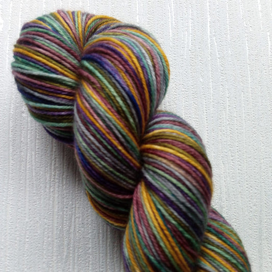  Vintage Springtime ~  Self striping  yarn  image 1