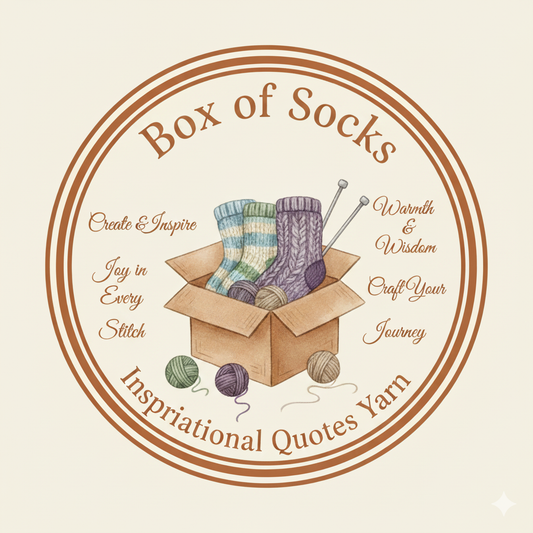 MARCH  SIGN UP ~ Box of socks ~ Self striping yarn ~ Subscription