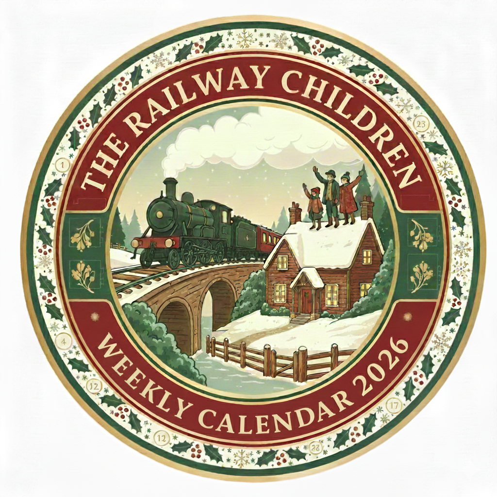 2026 ~ The Railway Children  ~ Weekly Advent  ~ Sock Sets.