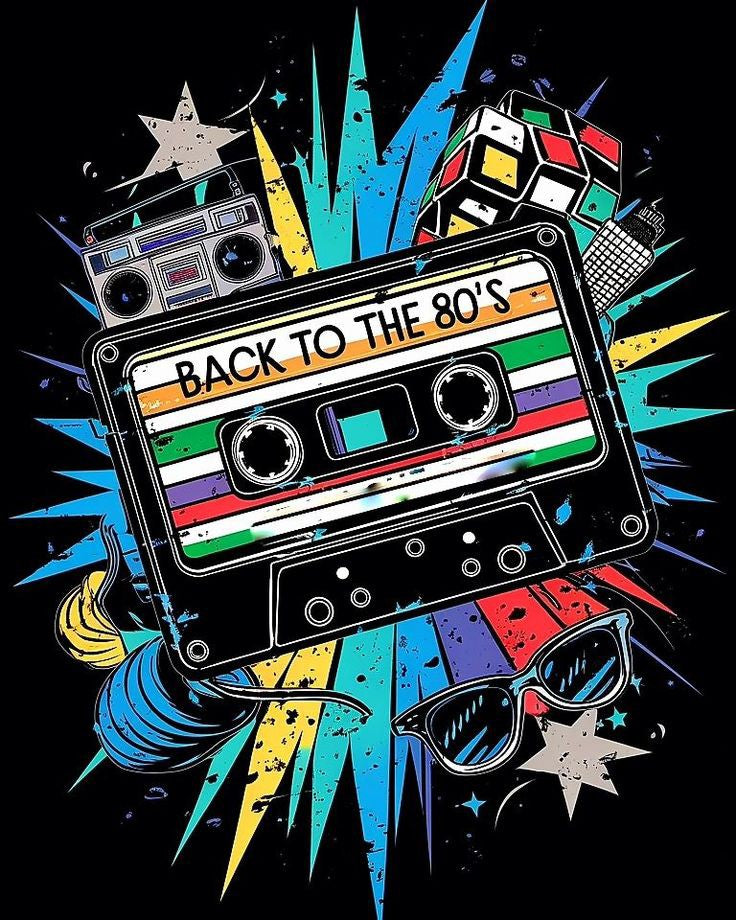 2025 ~ Blast from the past ~ Back to the 80's ~ Advent calendar. image 1