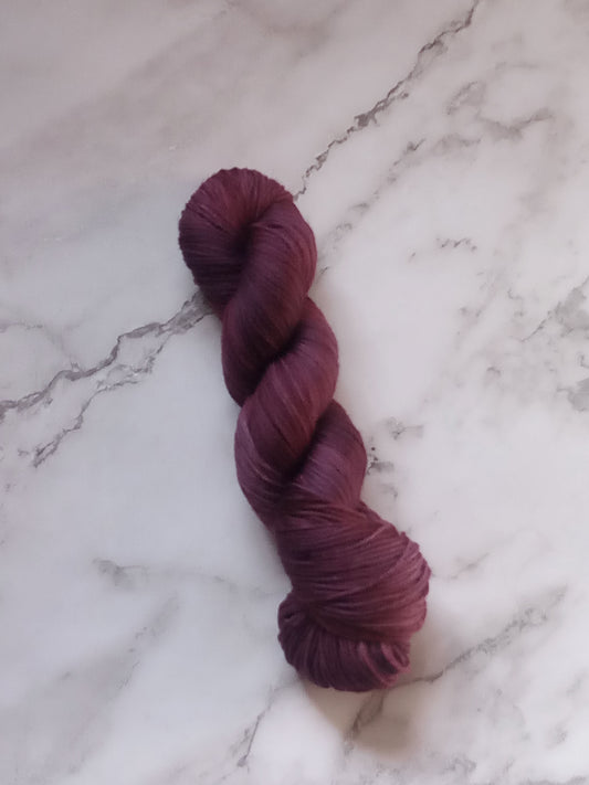 Pre order When she was bad Hand Dyed yarn. Sock, DK, Yak image 0