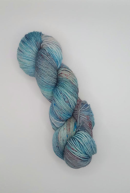 Pre order I just want to see you happy.  Hand Dyed yarn. Sock, DK,  image 0