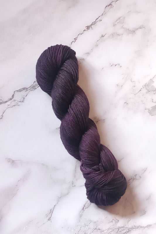 Pre order Mistress of all Evil  Hand Dyed yarn. Sock, DK, Yak, Al image 0
