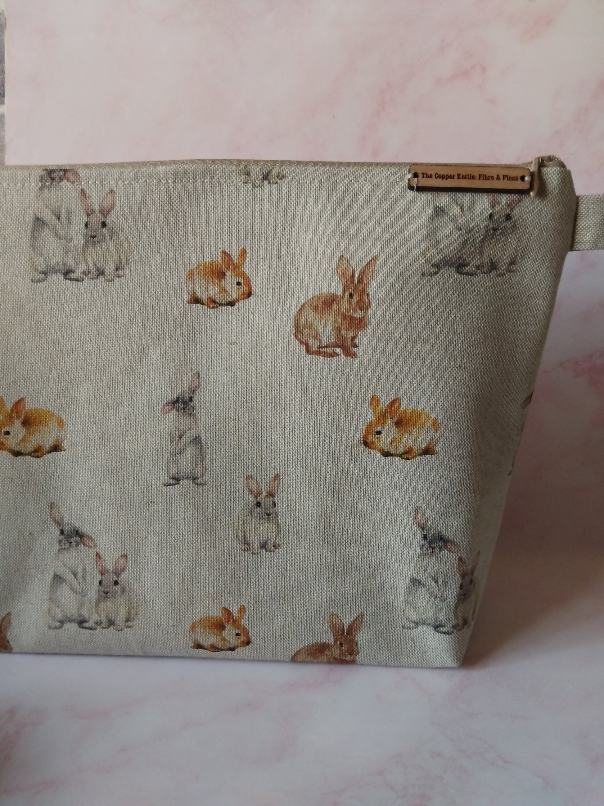  ~ Zipped ~ Knitting and crochet project bag  image 0