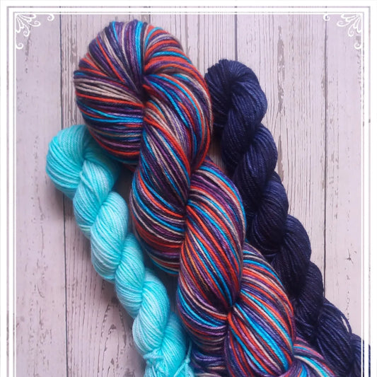 The Seven Sisters ~ Self striping ~ Sock Set.   image 0