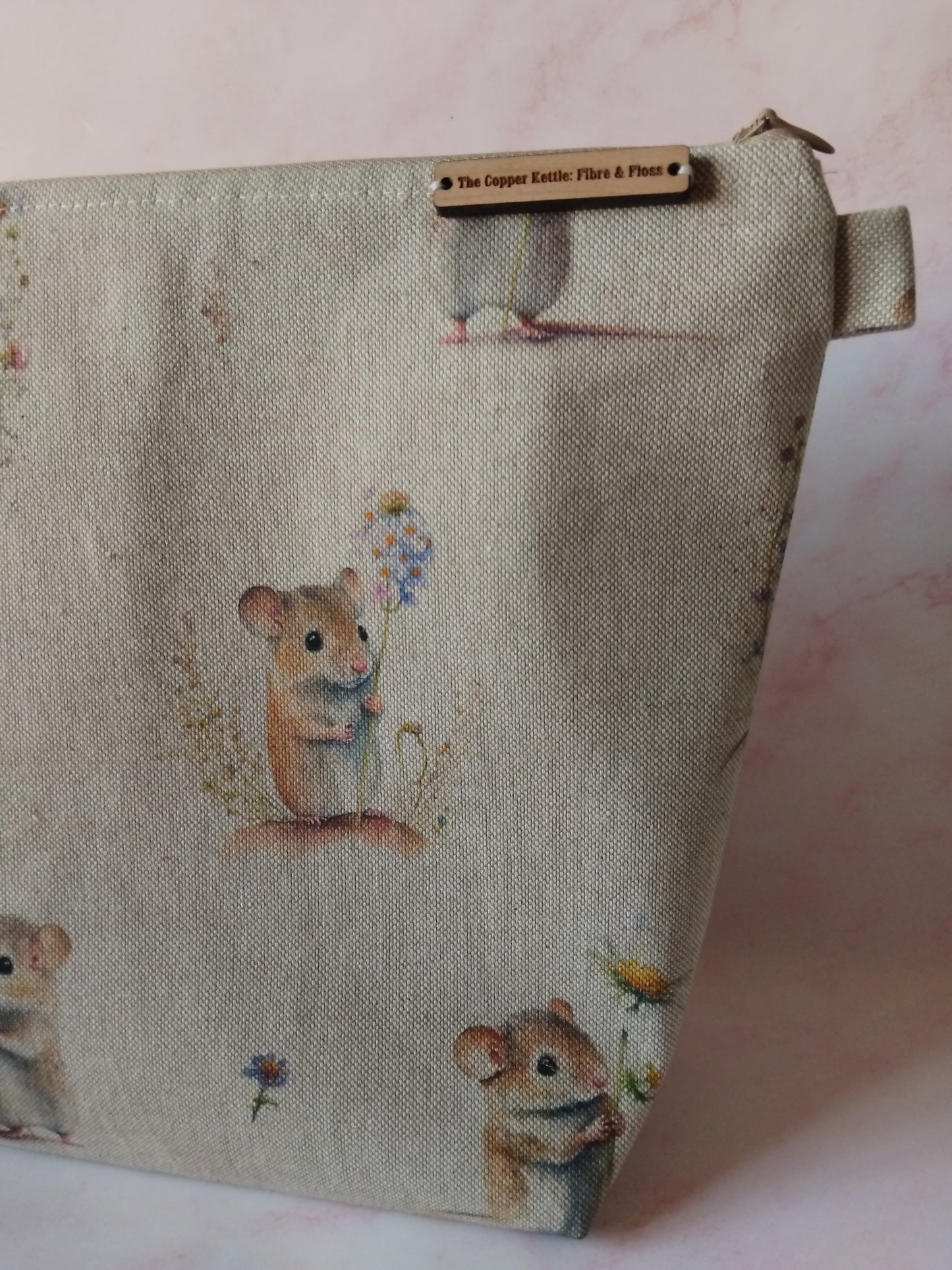 ~ Zipped ~ Knitting and crochet project bag  image 1