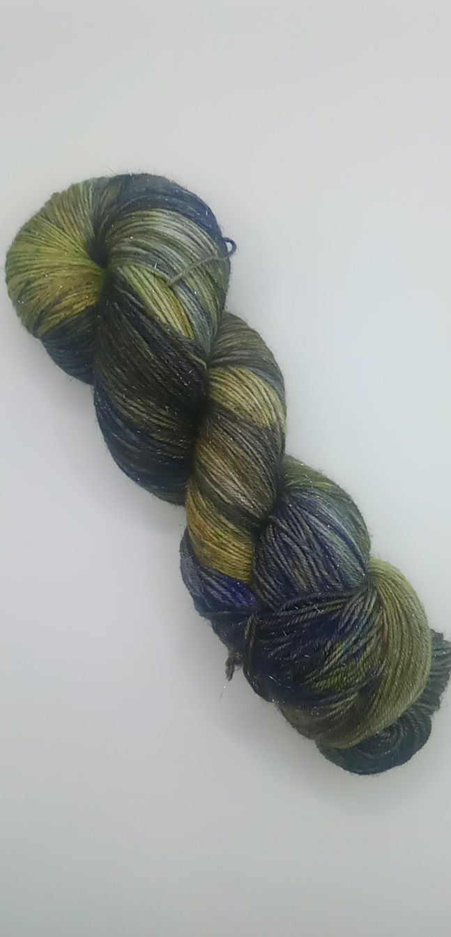 Pre order I'm not cut out to deal with people.  Hand Dyed yarn. Sock, DK,  image 1