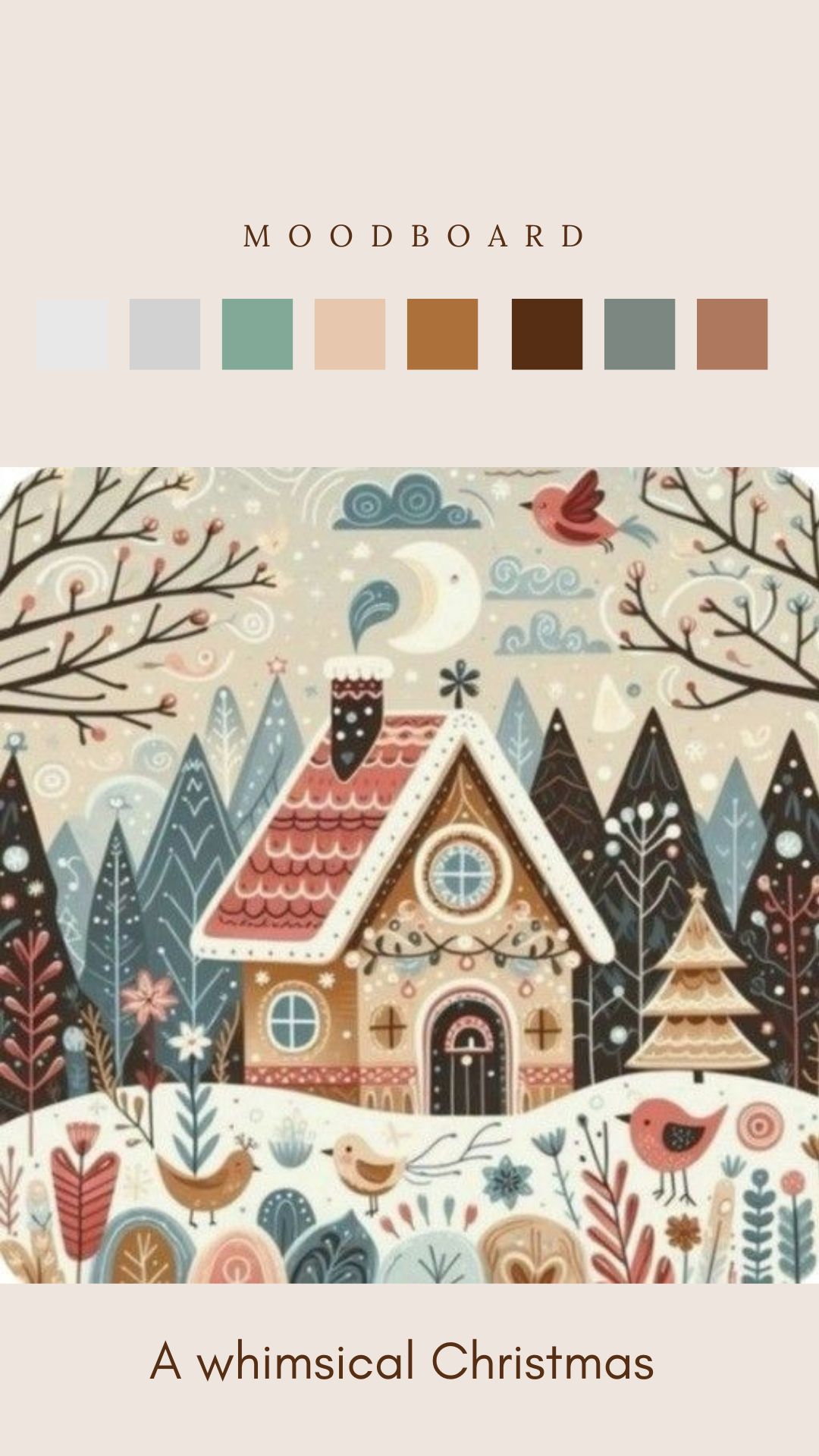 A whimsical Christmas ~ Christmas Eve ~ Yarn box  image 1