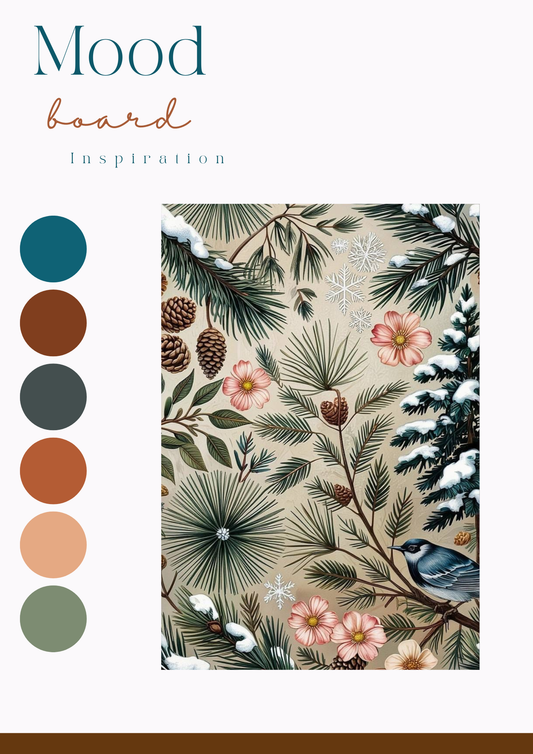Frost & Fern ~ Ombre yarn box