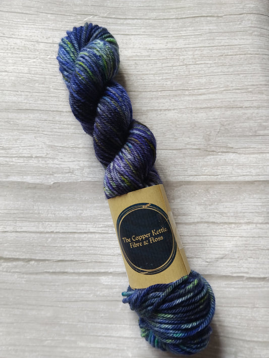 Dyed to order ~ Beetlejuice ~ Halloween  yarn