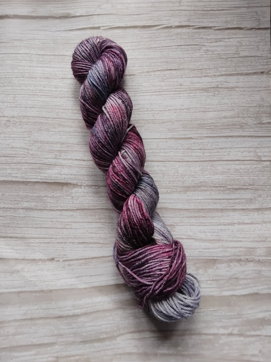 Dyed to order ~ Opium Poppy ~ Poison garden yarn