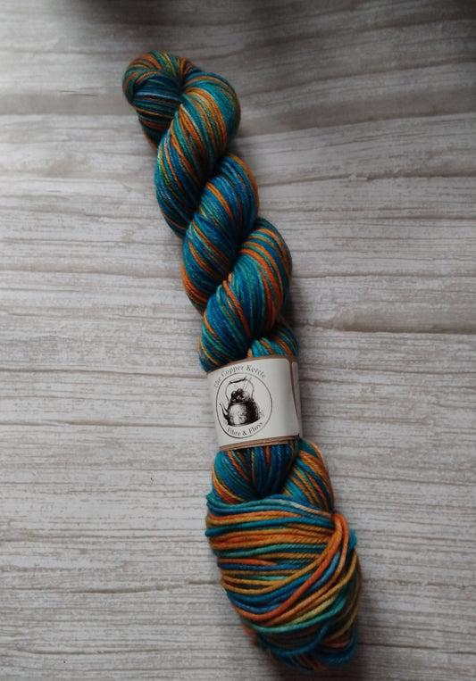 Kingfisher ~ Self striping yarn