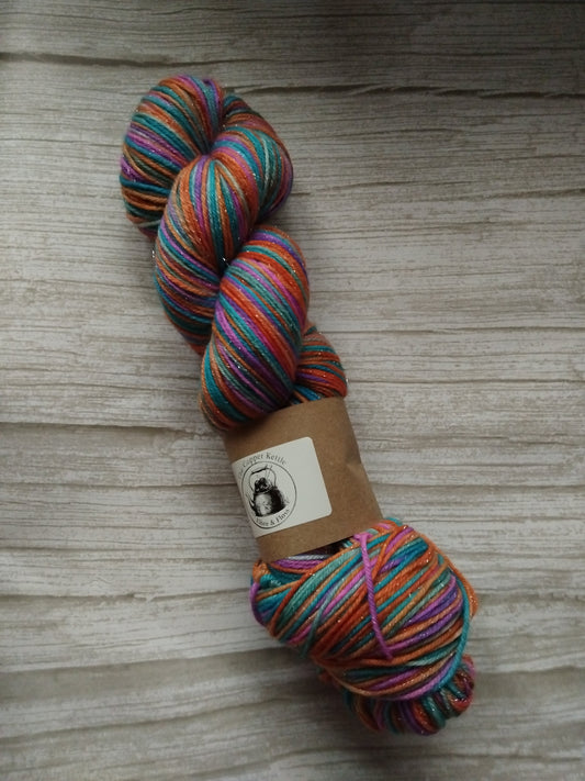 Summer meadow ~ Self striping yarn