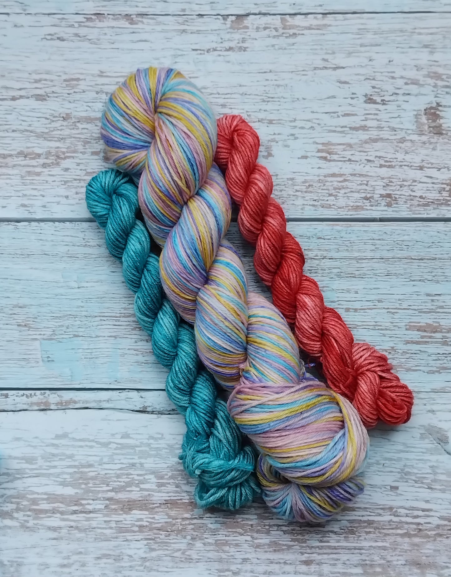 Emily in Paris ~ Paris seems like a big city ~ Self striping yarn
