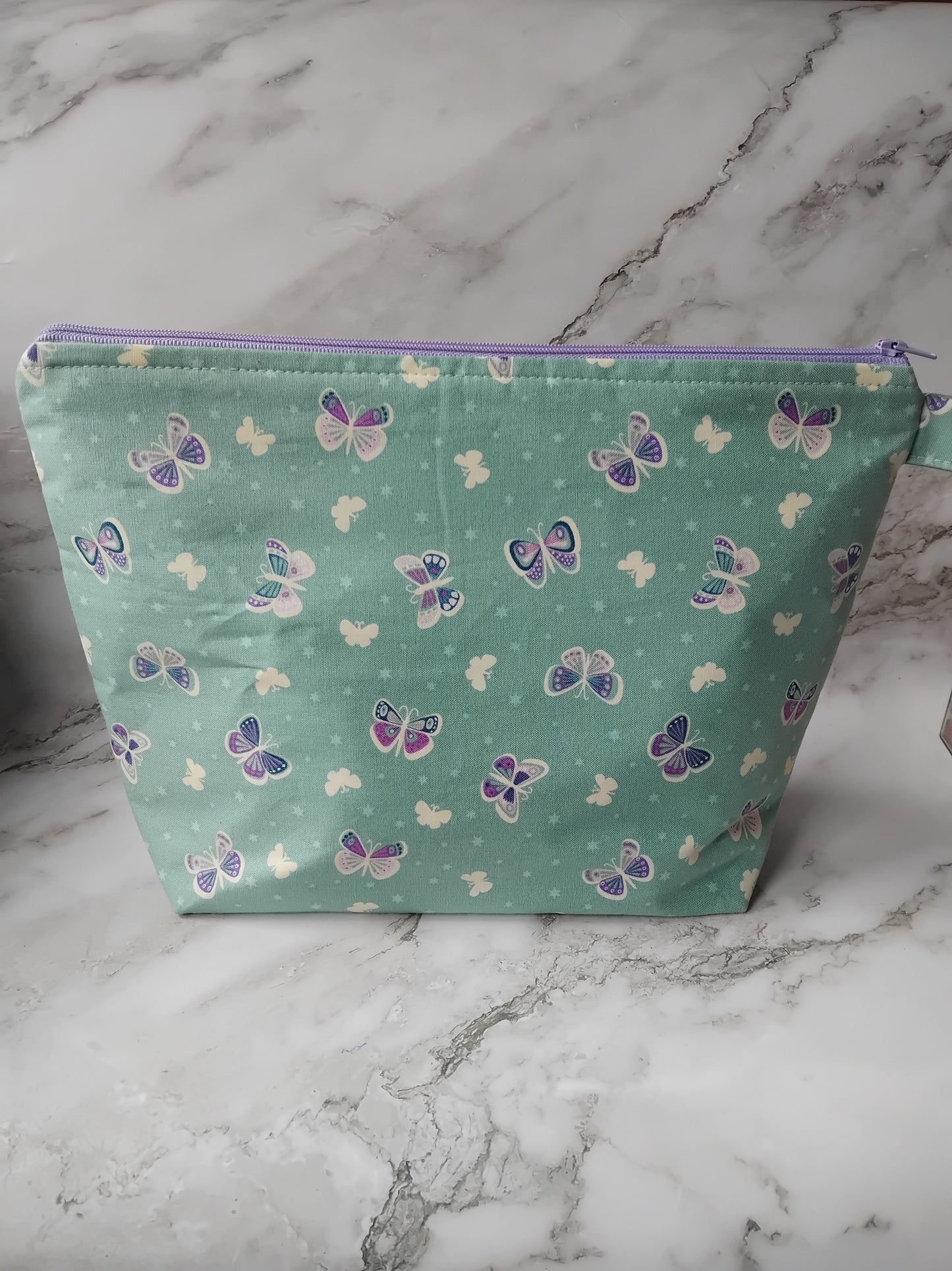 DEMO PRODUCT ~ Ready to ship ~ Zipped ~ Knitting and crochet project bag