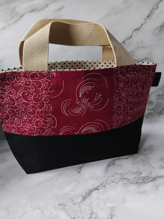 Ready to ship ~ Tote bag ~ Knitting and crochet project bag