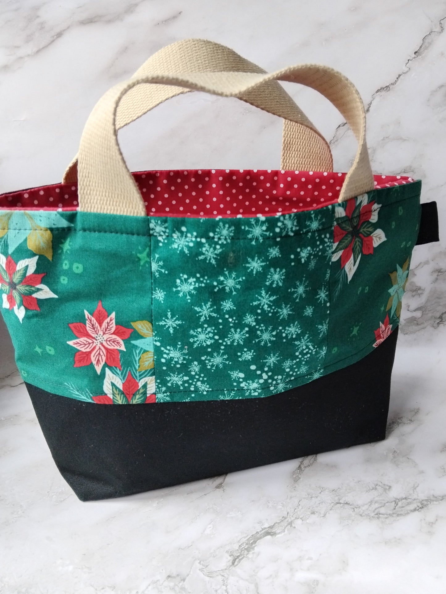 Ready to ship ~ Tote bag ~ Knitting and crochet project bag