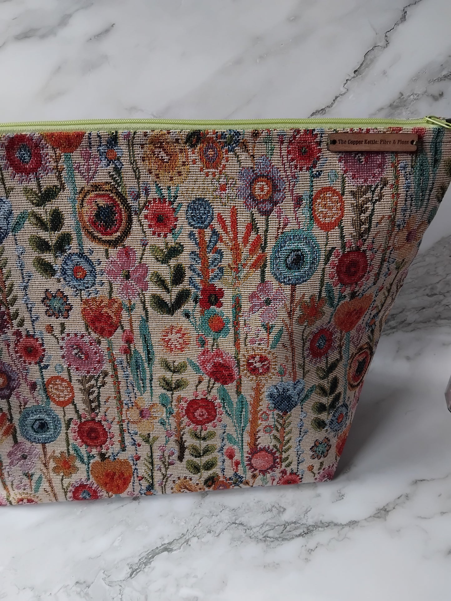 Ready to ship ~ Zipped ~ Knitting and crochet project bag