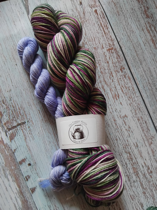 The Rosewood Manuscript ~ Self striping Sockset